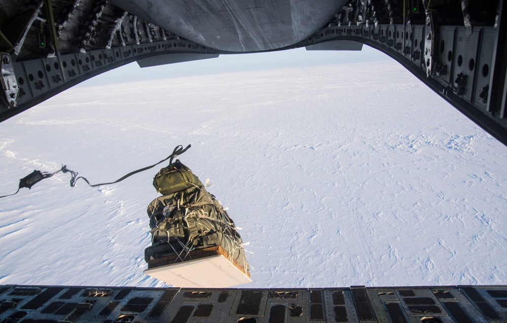 144th Airlift Squadron provides rescue resupply for Arctic Eagle 2020