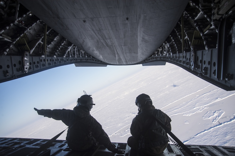 144th Airlift Squadron provides rescue resupply for Arctic Eagle 2020