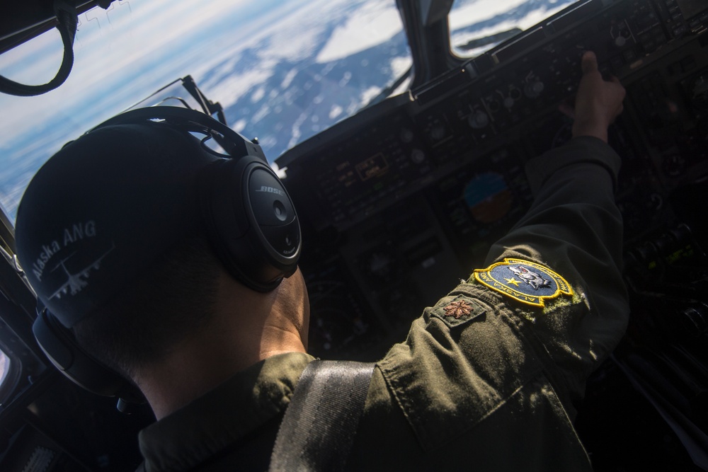 144th Airlift Squadron provides rescue resupply for Arctic Eagle 2020