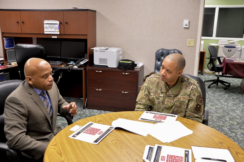 Chief Master Sergeants of the Air Force visit the NCOLCoE