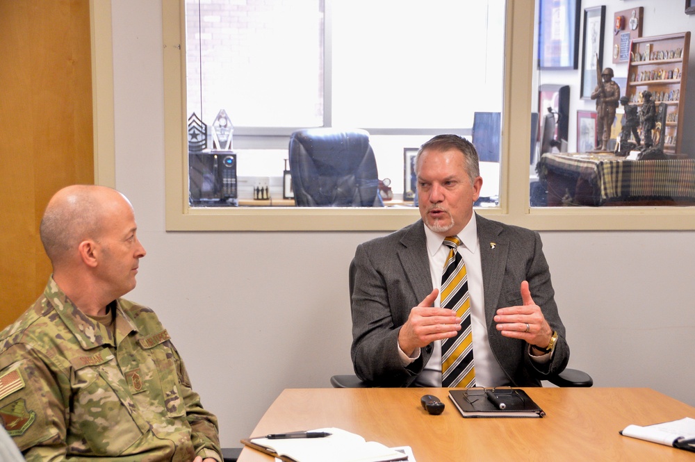 Chief Master Sergeants of the Air Force visit the NCOLCoE