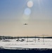 Aircraft taking off in Alaska
