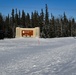 long shot of Fort Greely base sign