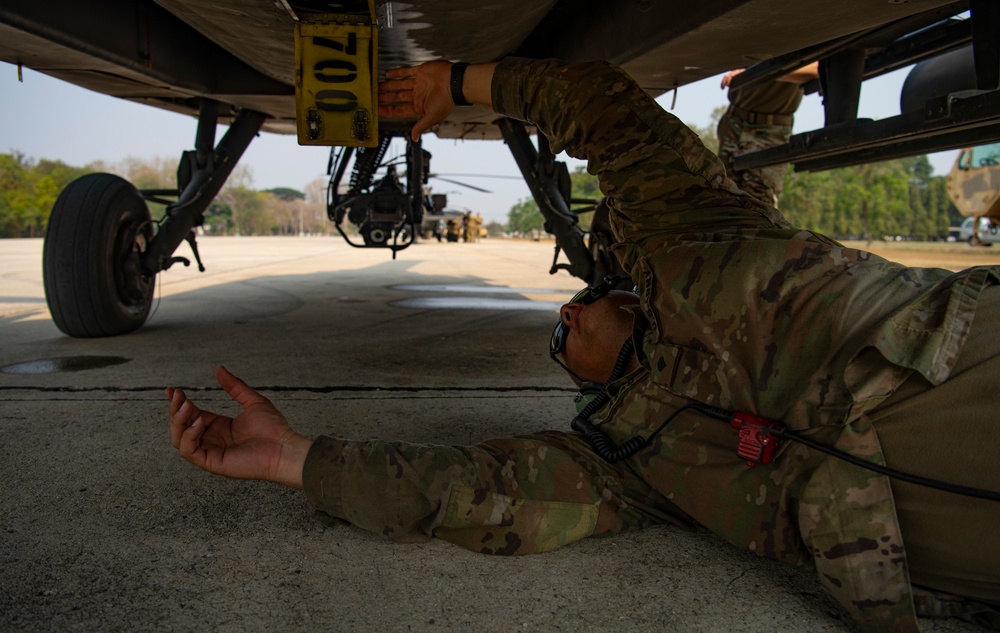 Cobra Gold 20: AH-64 maintainer keeps birds in the air