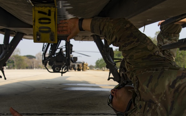 Cobra Gold 20: AH-64 maintainer keeps birds in the air