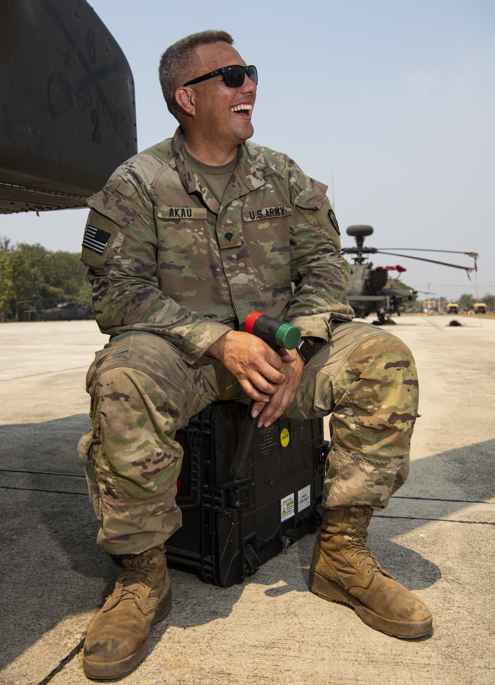 Cobra Gold 20: AH-64 maintainer keeps birds in the air