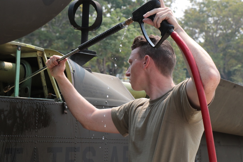 Cobra Gold 20: US Army conducts aircraft maintenance in Phitsanulok