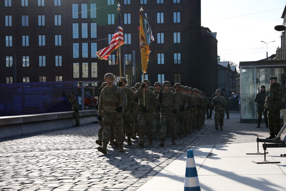 1-9 CAV participates in annual Estonian Defense Forces parade