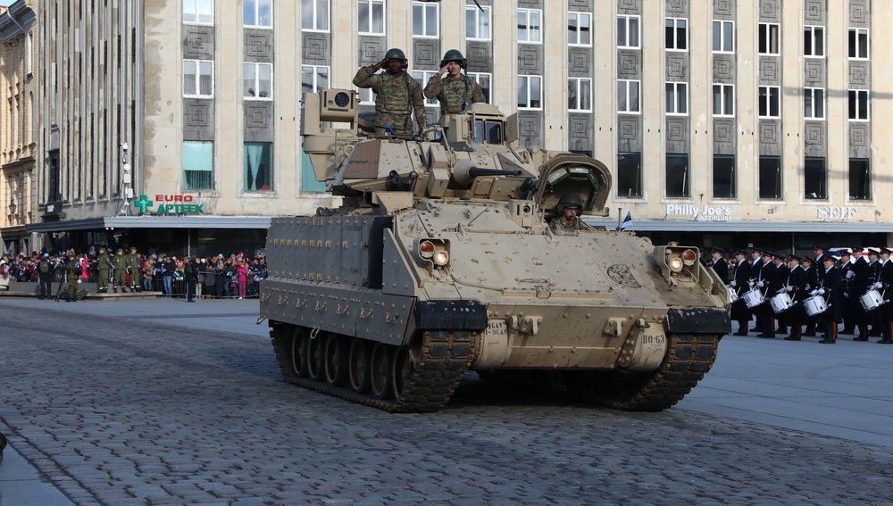 1-9 CAV participates in annual Estonian Defense Forces parade