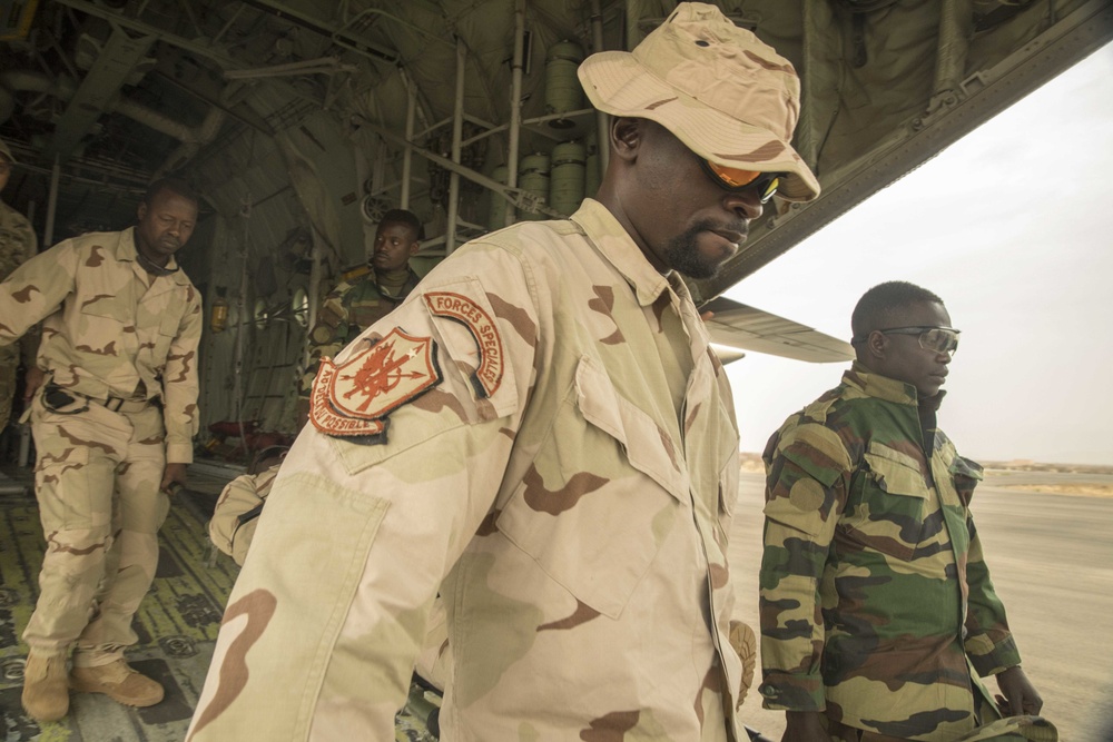 African forces train for casualty evacuation at Flintlock 20