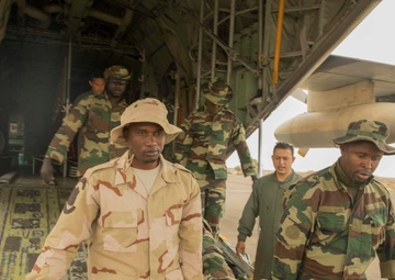 African forces train for casualty evacuation at Flintlock 20