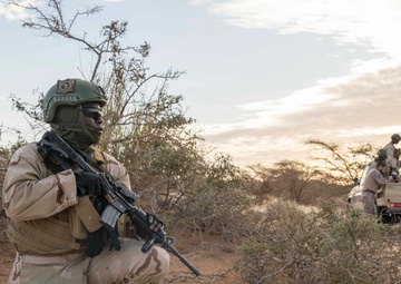 African forces train on vehicle intercept at Flintlock 20