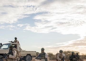 African forces train on vehicle intercept at Flintlock 20