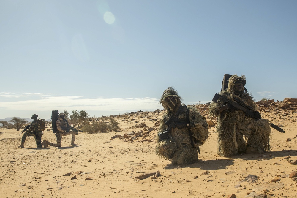 African forces train on vehicle intercept at Flintlock 20