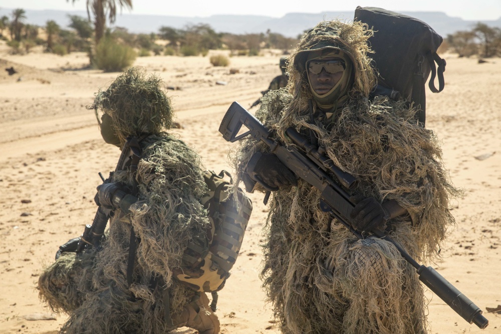 African forces train on vehicle intercept at Flintlock 20