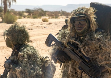 African forces train on vehicle intercept at Flintlock 20