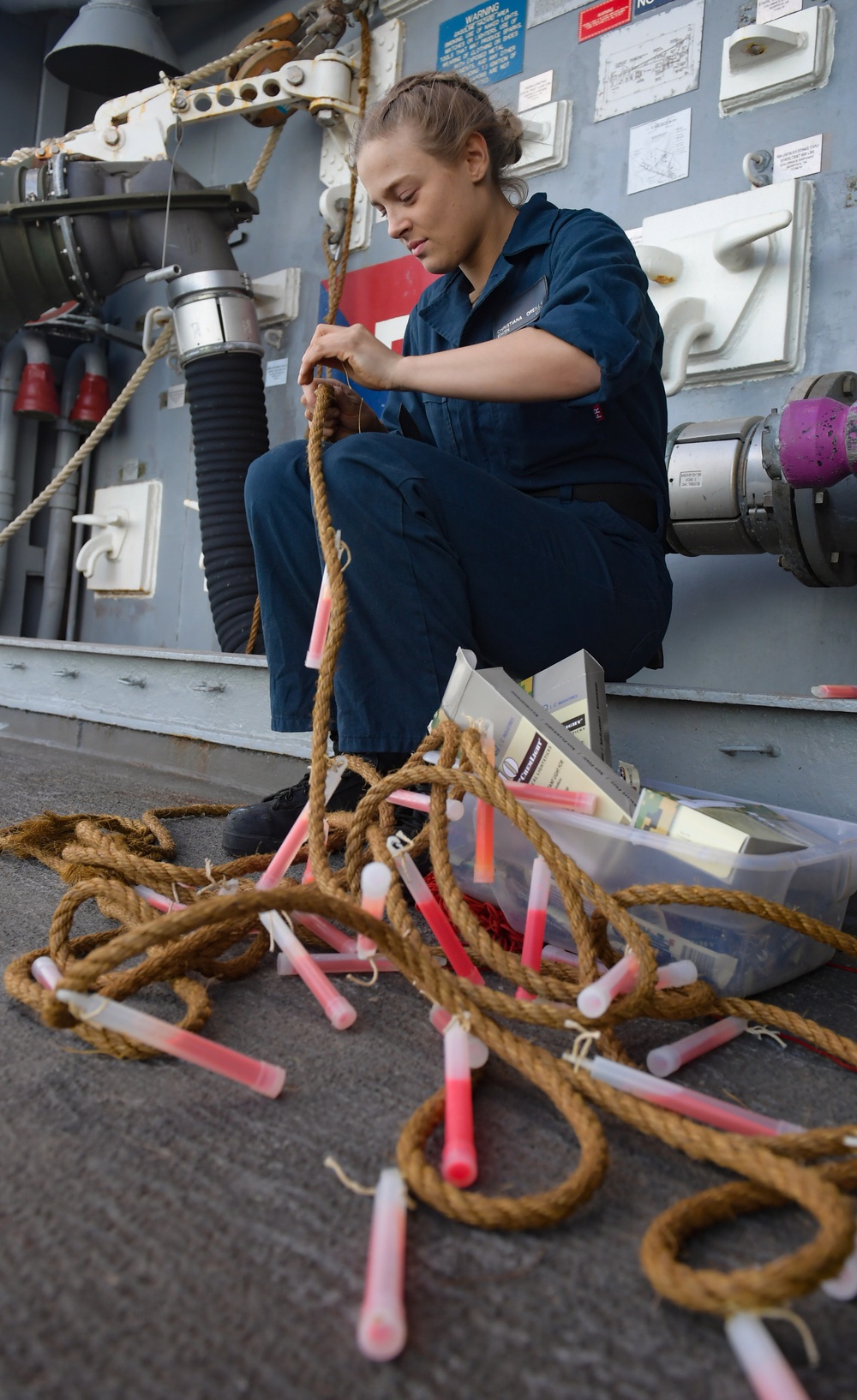 San Jacinto Conducts Operations in the Atlantic