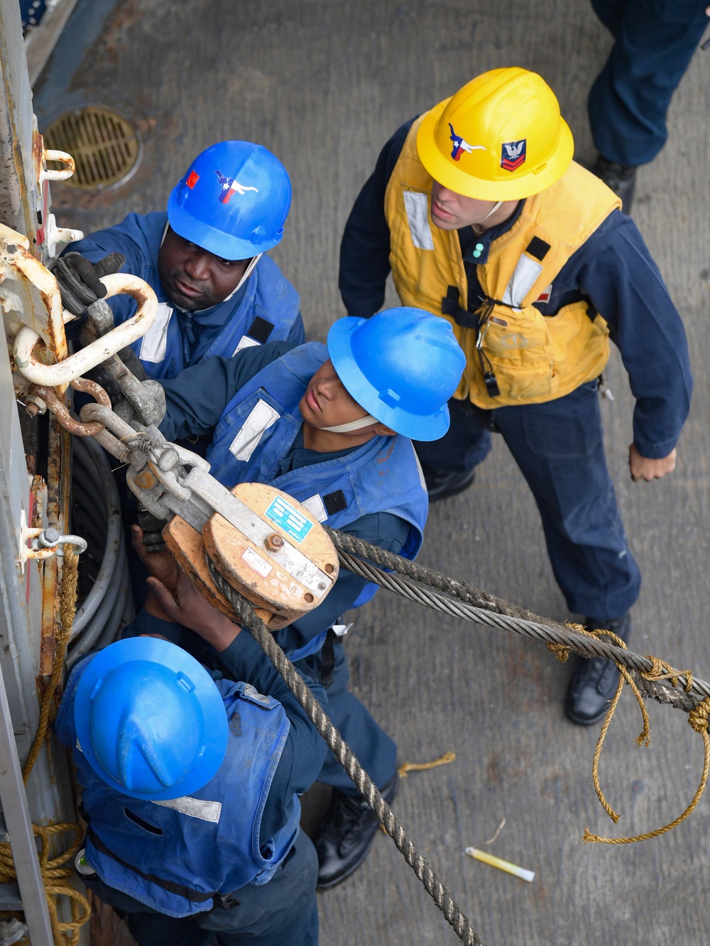 San Jacinto Conducts Operations in the Atlantic