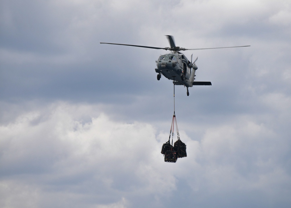 San Jacinto Conducts Operations in the Atlantic