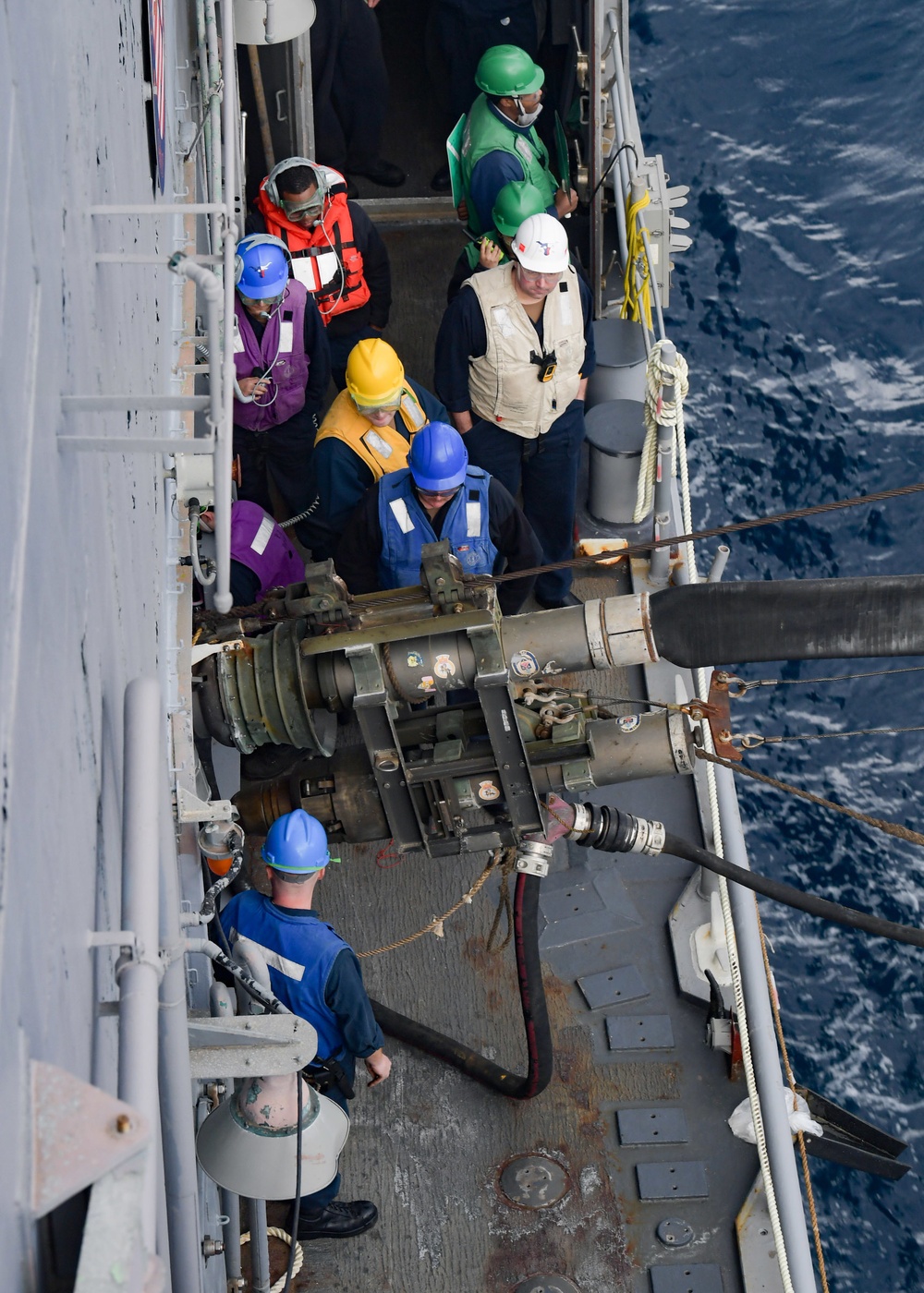 San Jacinto Conducts Operations in the Atlantic