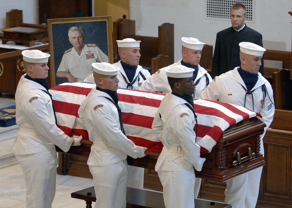 Navy Vice Adm. James B. Stockdale funeral