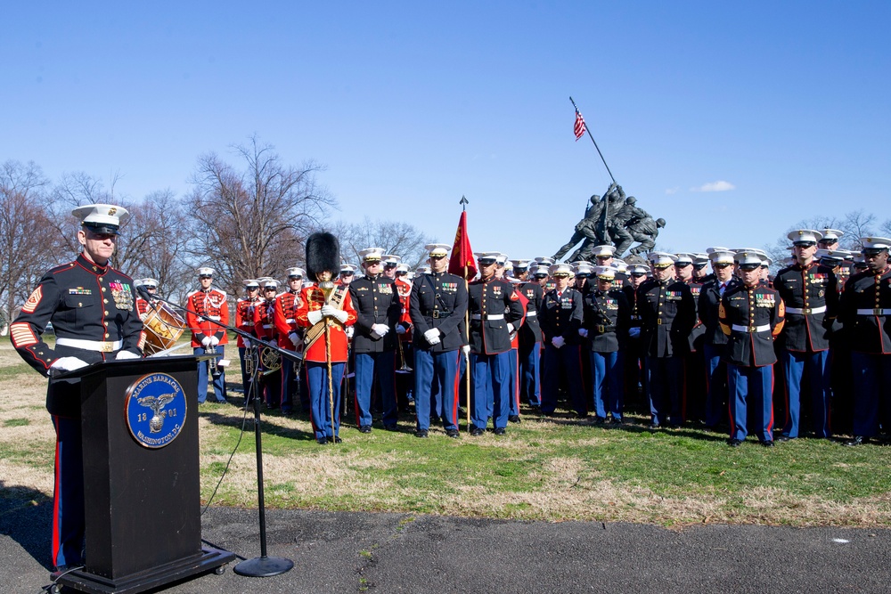 SMMC observes the anniversary of Iwo Jima