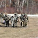 Cold-Weather Operations Course Class 20-03 students practice snowshoeing, ahkio sled use