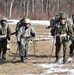 Cold-Weather Operations Course Class 20-03 students practice snowshoeing, ahkio sled use