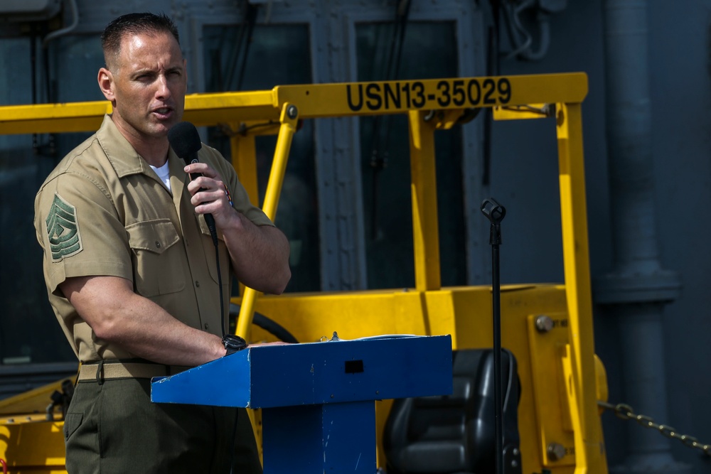 26th MEU Lance Cpl. Seminar Graduation aboard USS Bataan