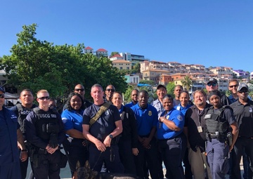 Coast Guard, federal agencies conduct multi-agency operation at U.S. Virgin Islands ferry terminals in Saint Thomas, St. Croix