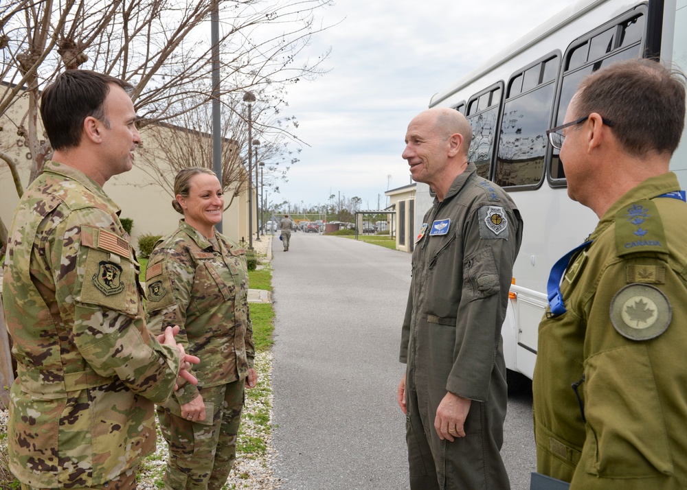 COMACC visits Tyndall AFB