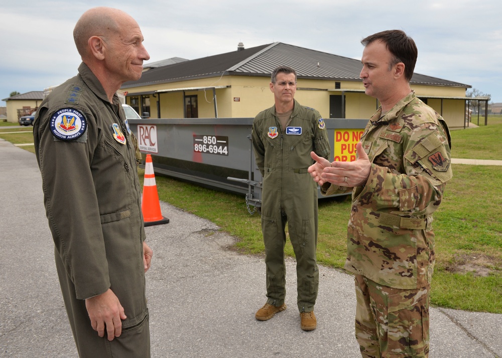 COMACC visits Tyndall AFB