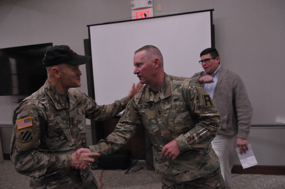 First Army February Hail and Farewell Ceremony