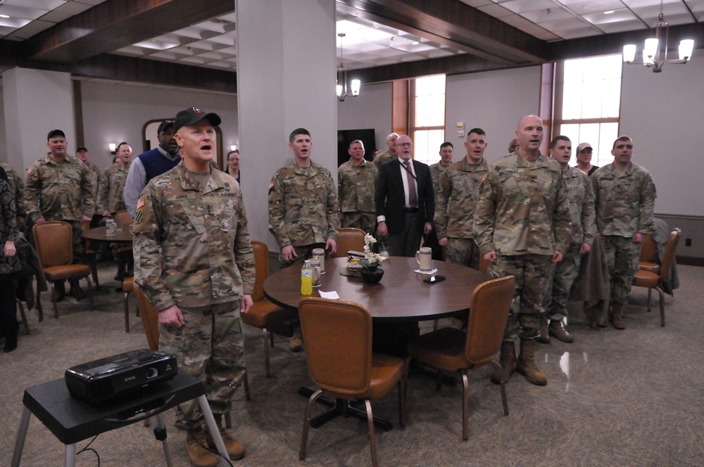 First Army February Hail and Farewell Ceremony