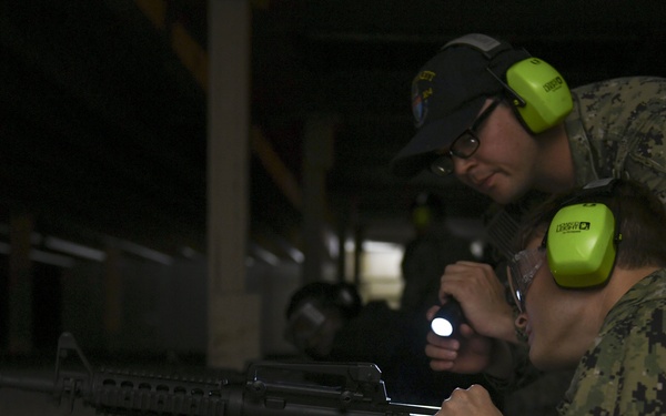Sterett Sailors Participate in Nighttime Live-Fire Exercise