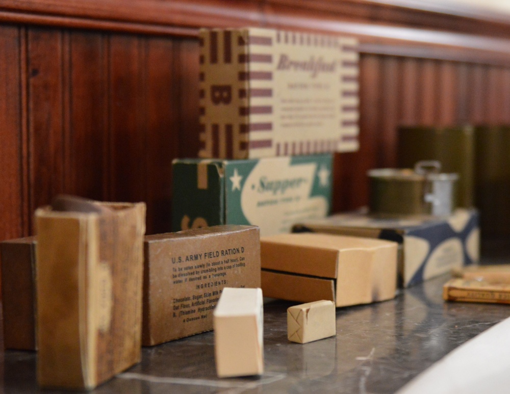 Historical Rations on display