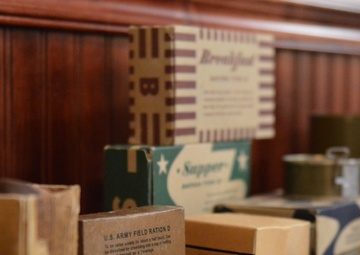 Historical Rations on display