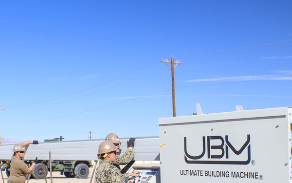 Seabees Construct K-Spans, Support USMC Training