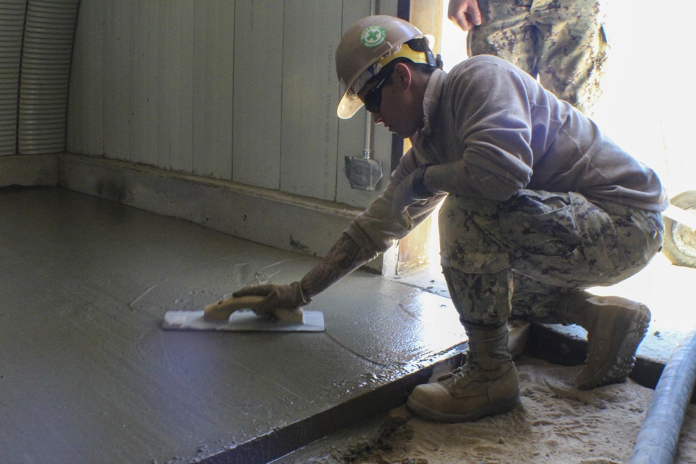 Seabees Construct K-Spans, Support USMC Training