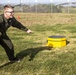Marines lead elementary school students in PE challenge
