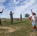Marines lead elementary school students in PE challenge
