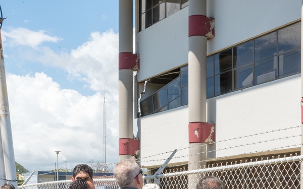 VIP Tour Visits Earthquake Damage in Guánica