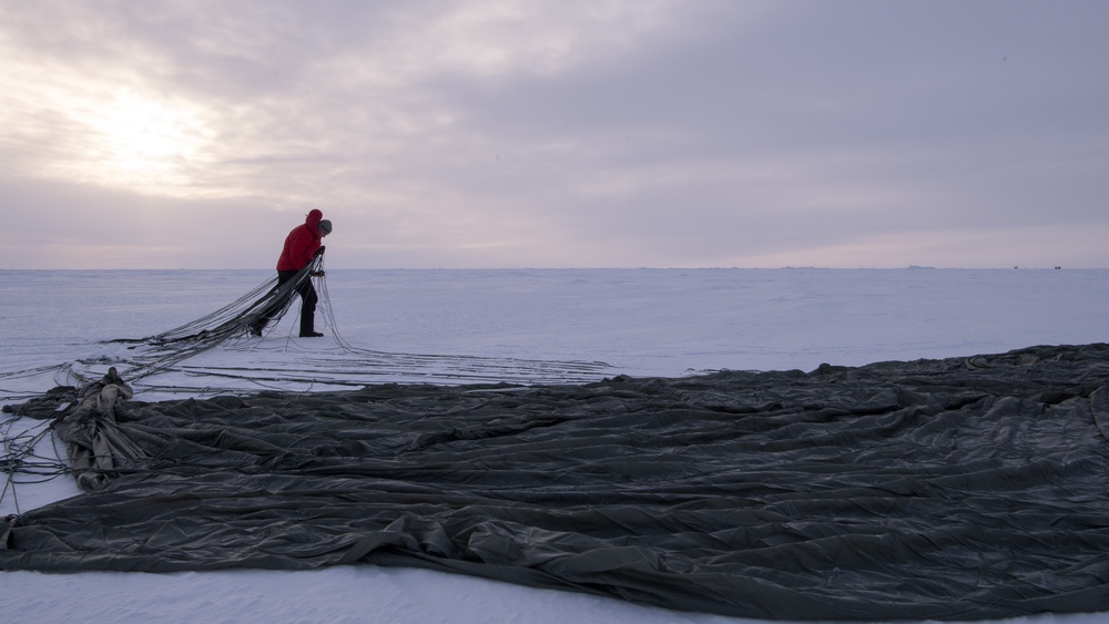 Sustainment package delivery and PJ jump for Arctic Eagle