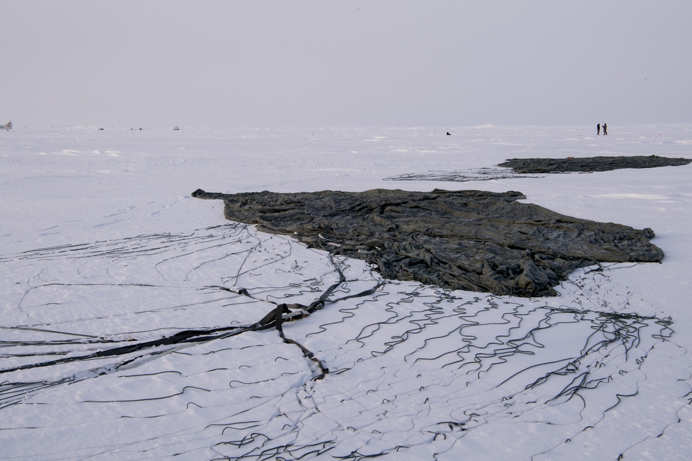 Sustainment package delivery and PJ jump for Arctic Eagle