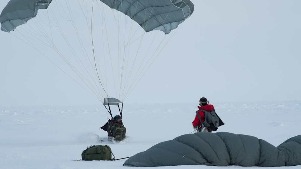 Sustainment package delivery and PJ jump for Arctic Eagle