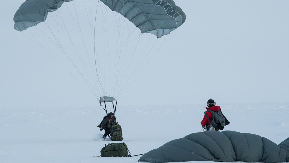 Sustainment package delivery and PJ jump for Arctic Eagle