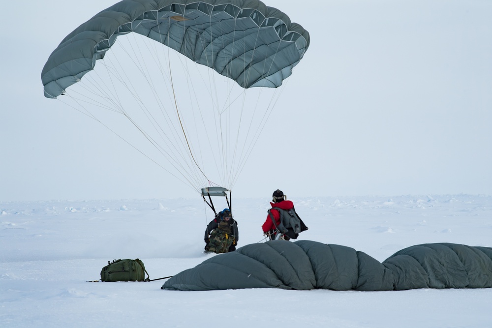 Sustainment package delivery and PJ jump for Arctic Eagle