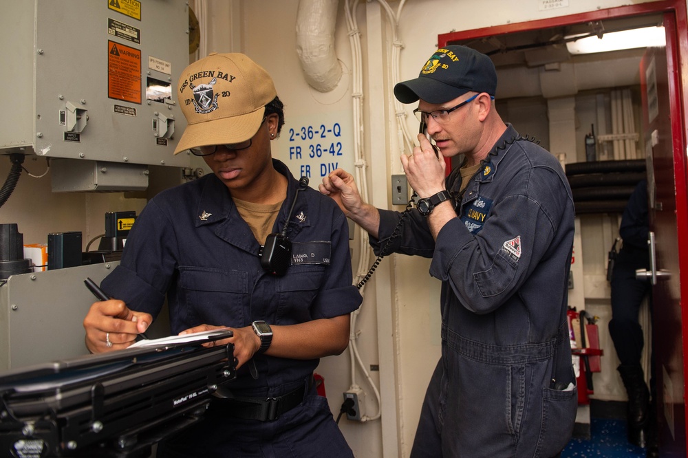 USS Green Bay operations Feb. 23, 2020.