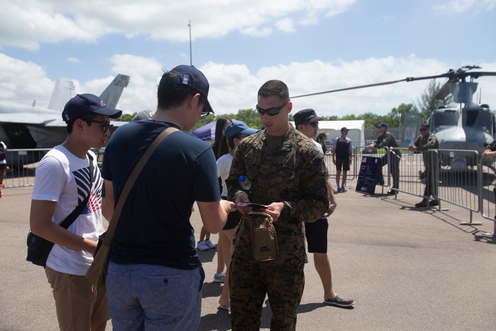 U.S. Marines participate in Singapore Air Show 2020