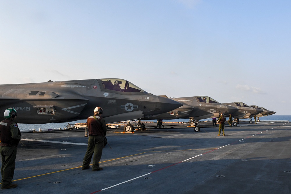 Cobra Gold 20: USS America (LHA 6) conducts F-35 Flight Operations